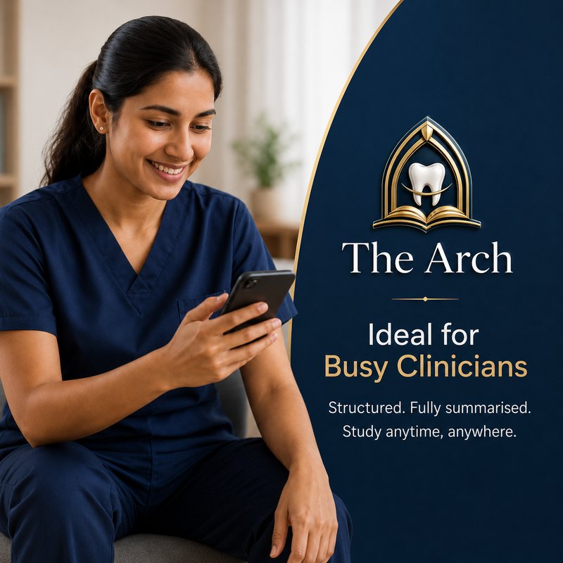 The Arch — structured, fully summarised revision, ideal for busy clinicians